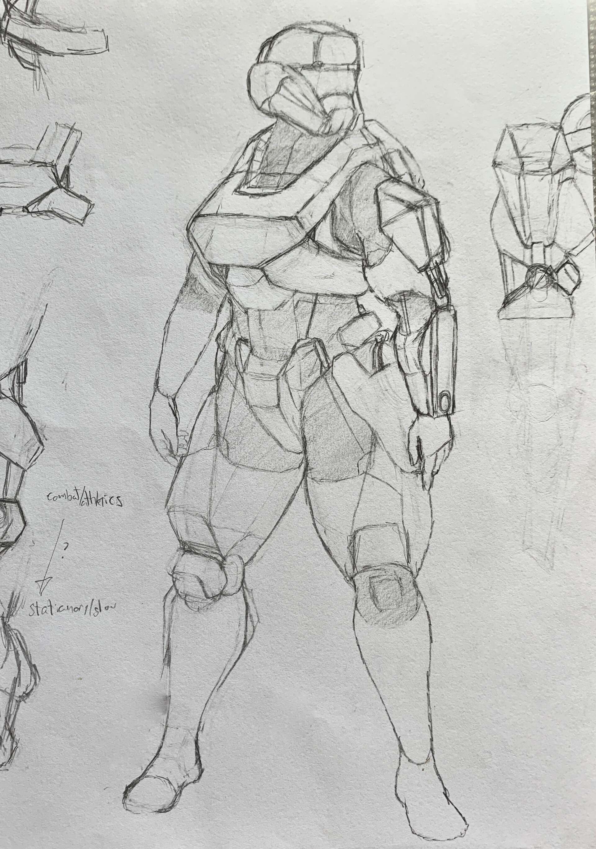 ArtStation Valiant Powersuit Part concepts