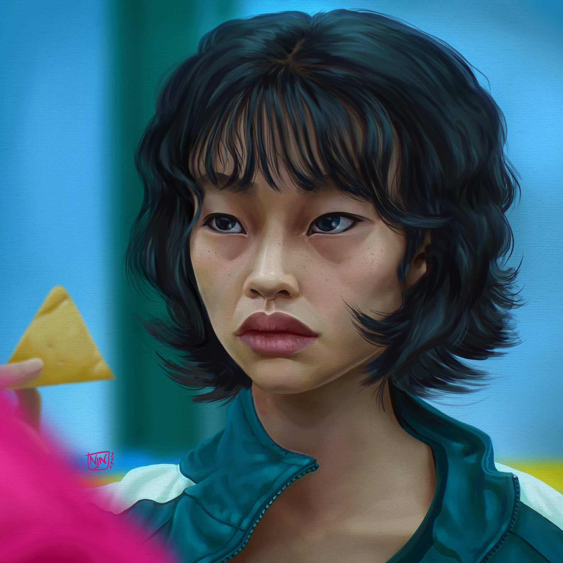I created this in Procreate as a weekend portrait study of HoYeon Jung as t...