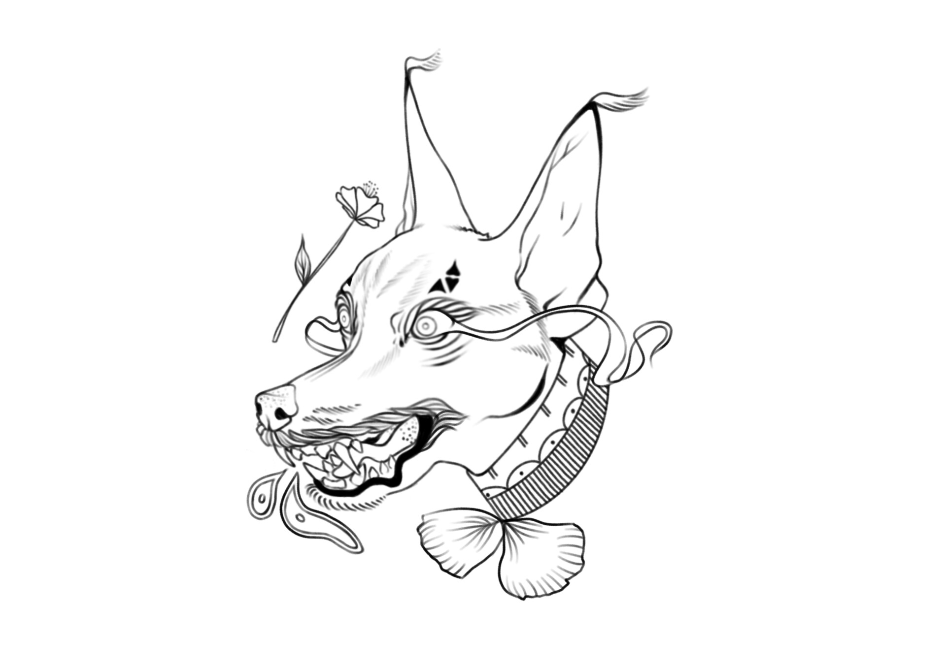 ArtStation Xolo Tattoo Design