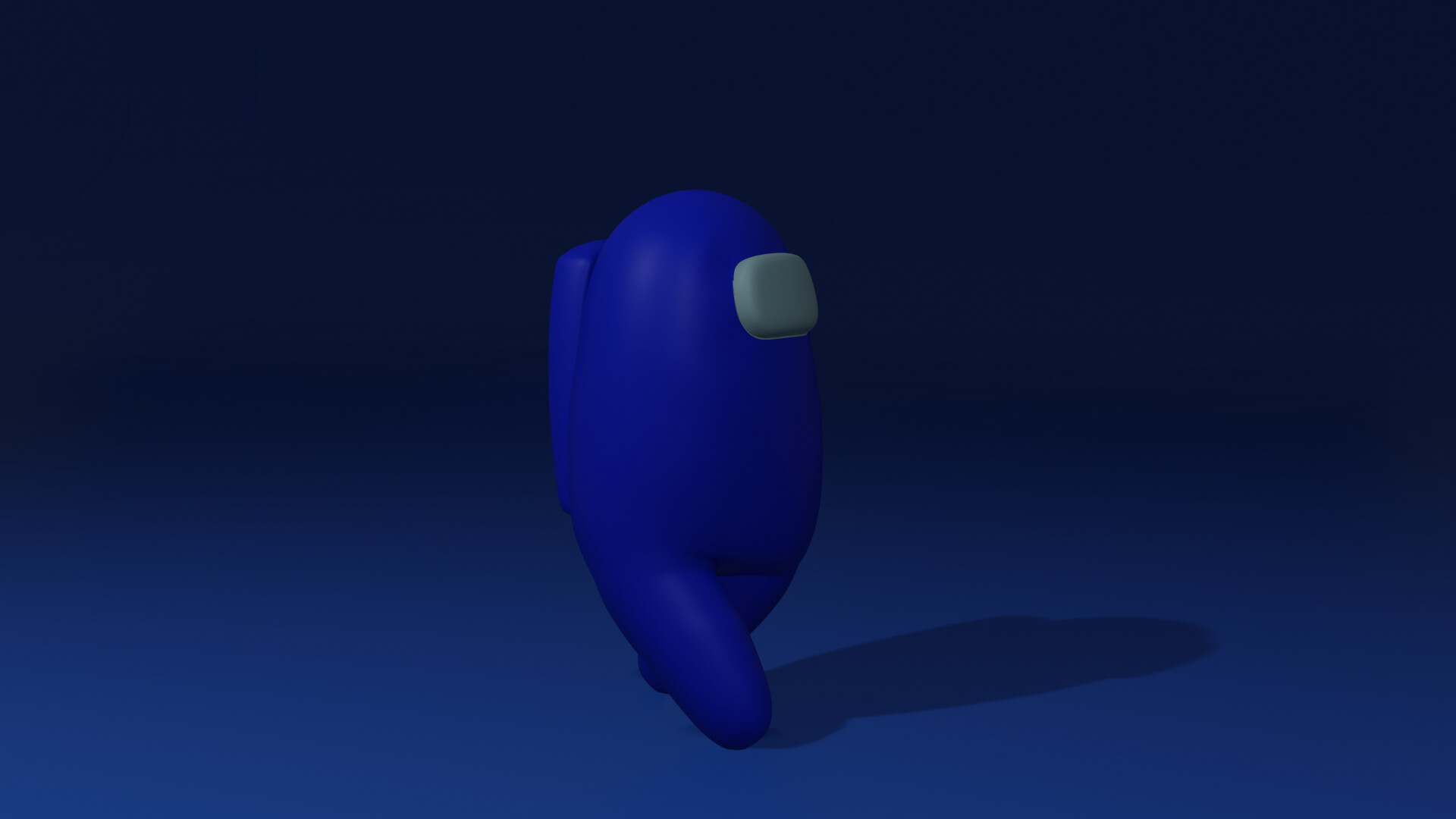 ArtStation Blue Among Us Character