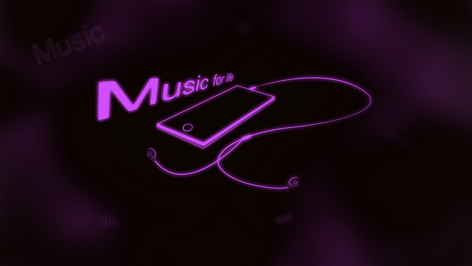 Download Free Mobile Phone Wallpaper Music Is My Life  1387   MobileSMSPKnet