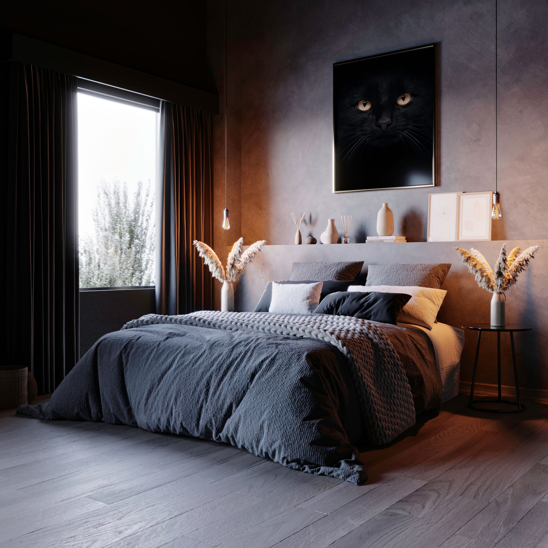 ArtStation - Dark Bedroom