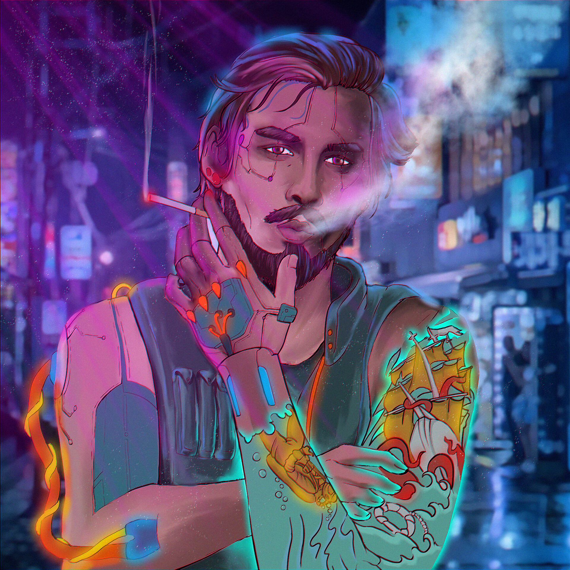 виктор вектор cyberpunk фото 101