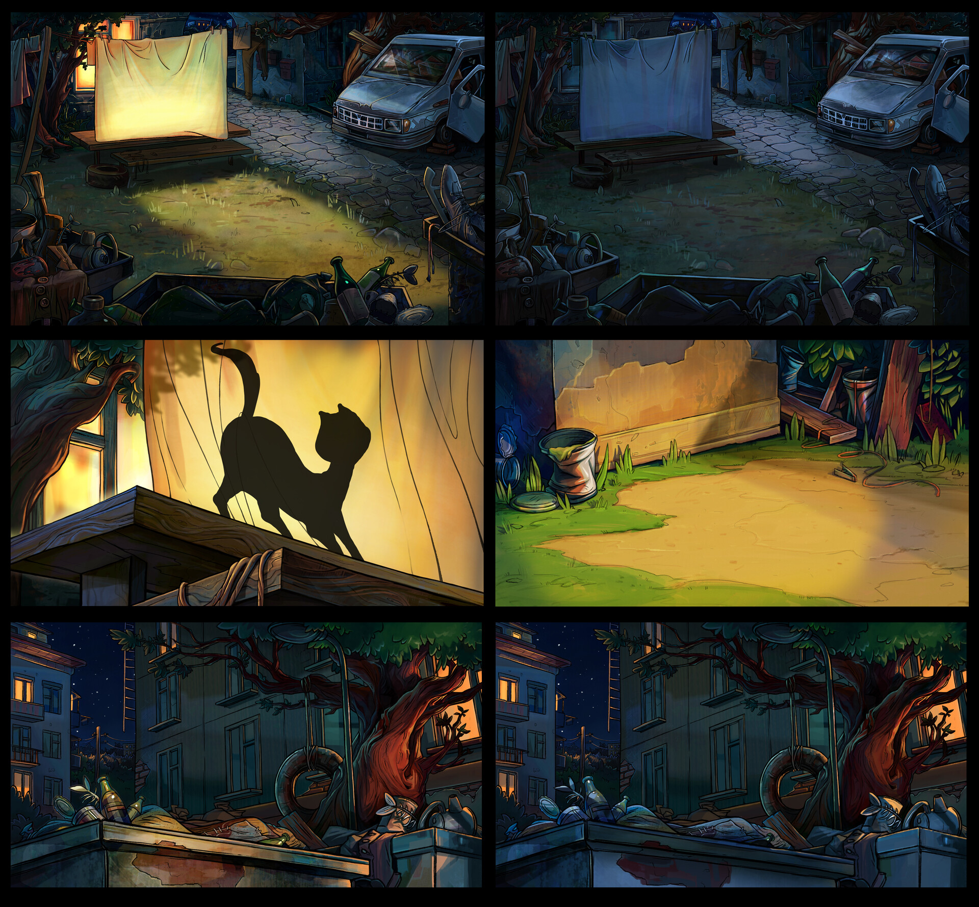 ArtStation background for animation