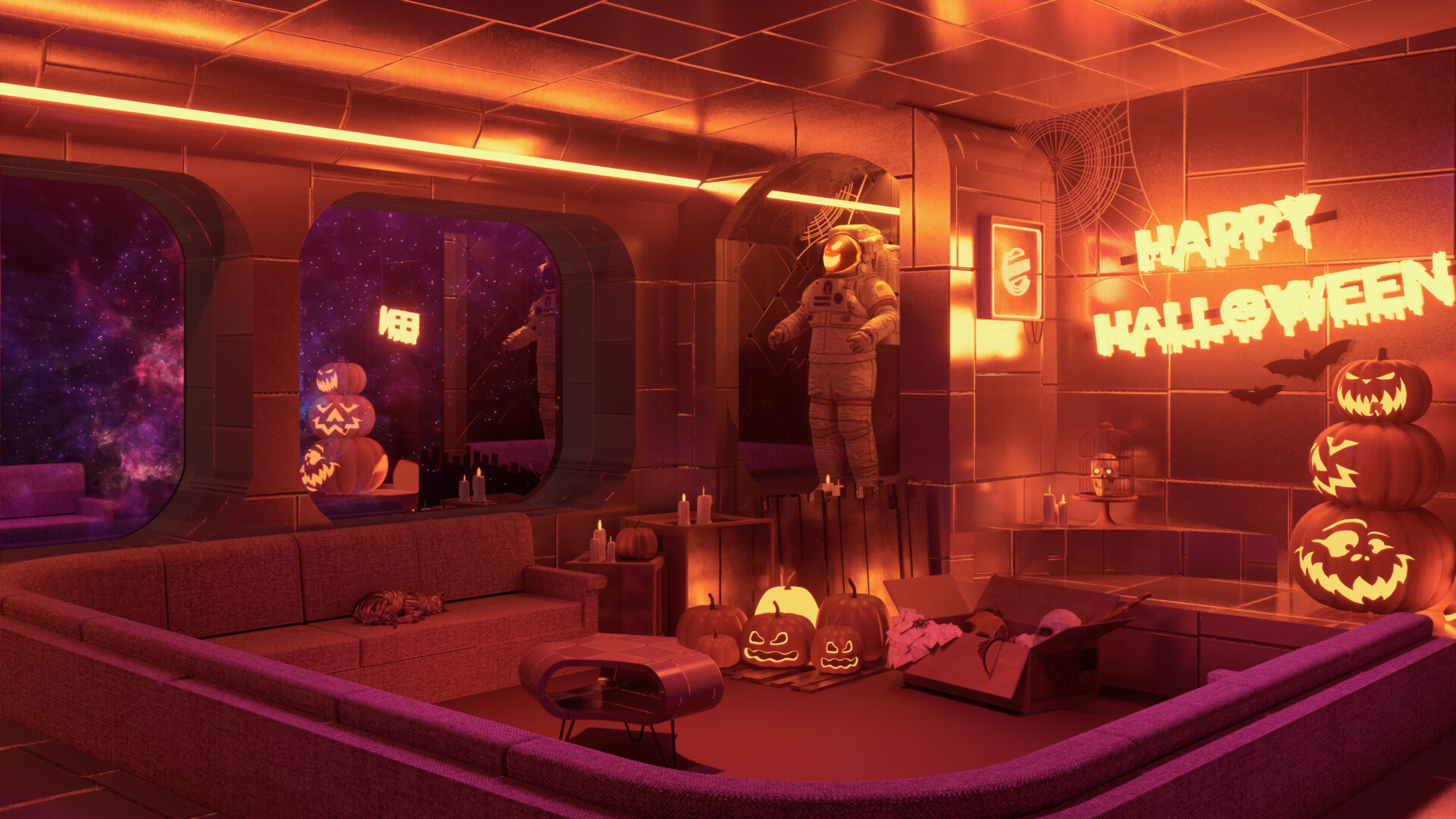 ArtStation Space Halloween