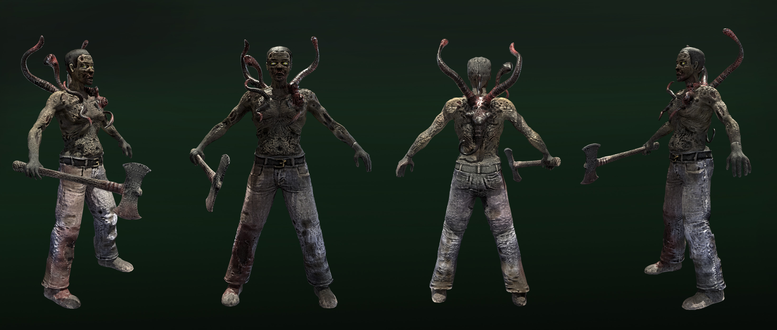 Infected Axe Zombie 