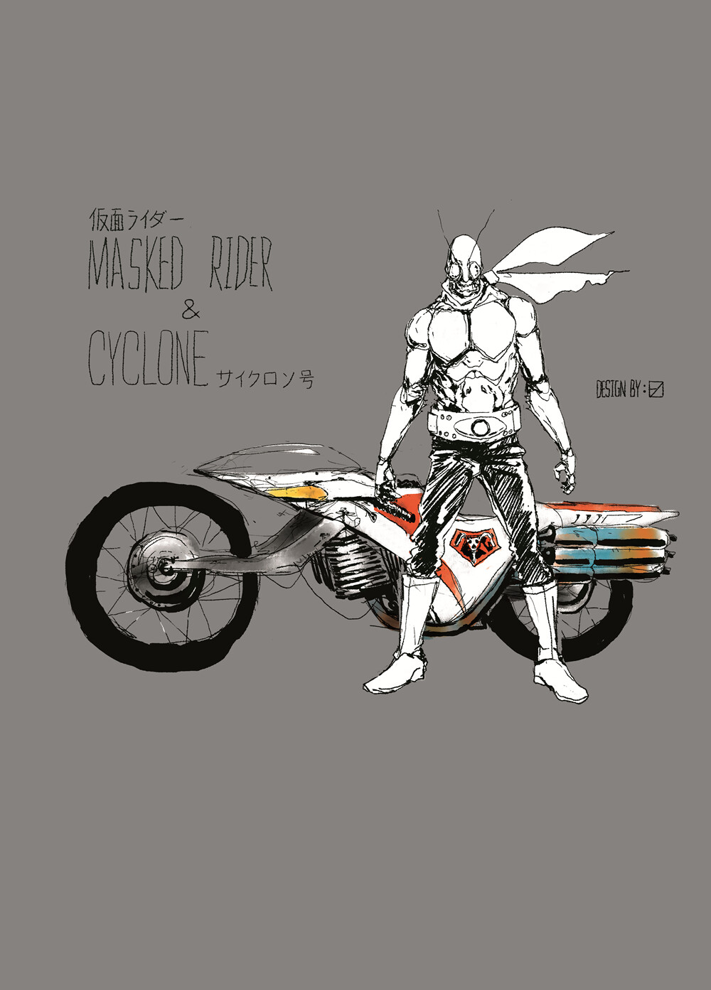 ArtStation - 仮面ライダー & サイクロン号