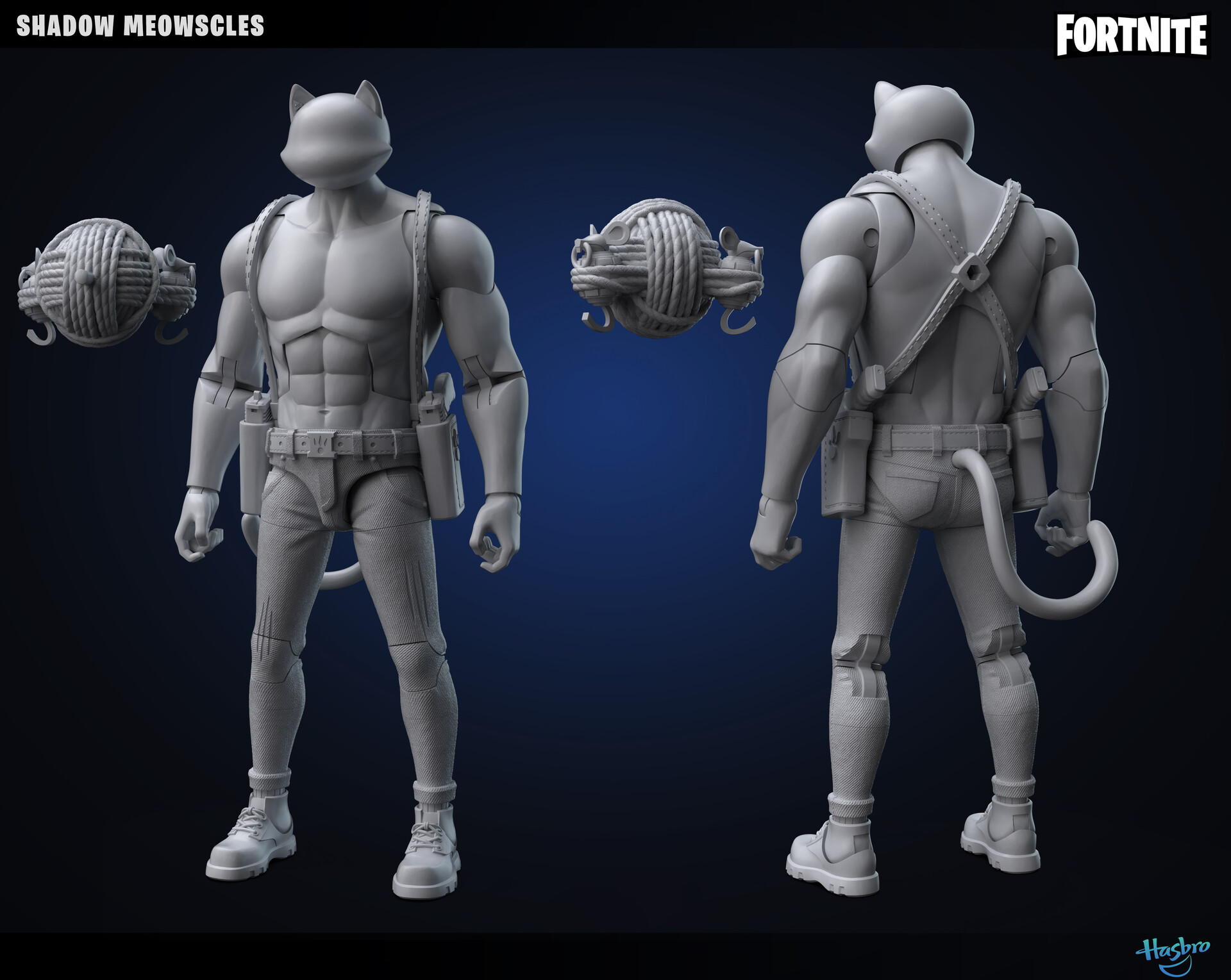 fortnite action figures meowscles