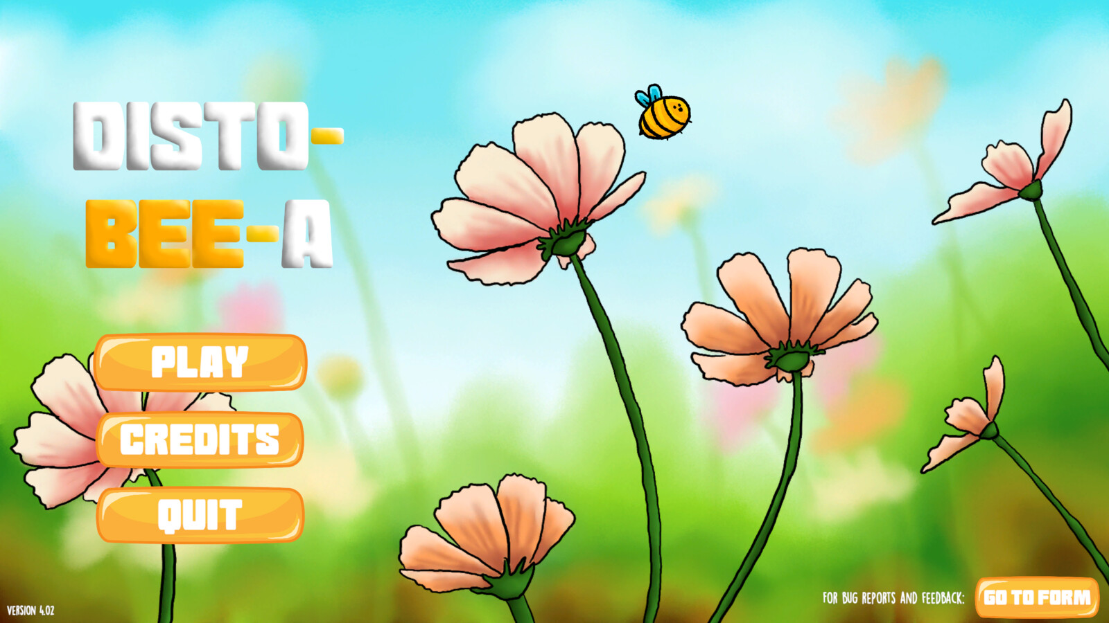 Main menu screen.