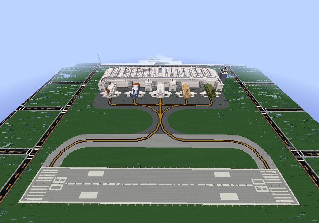 minecraft airport runway