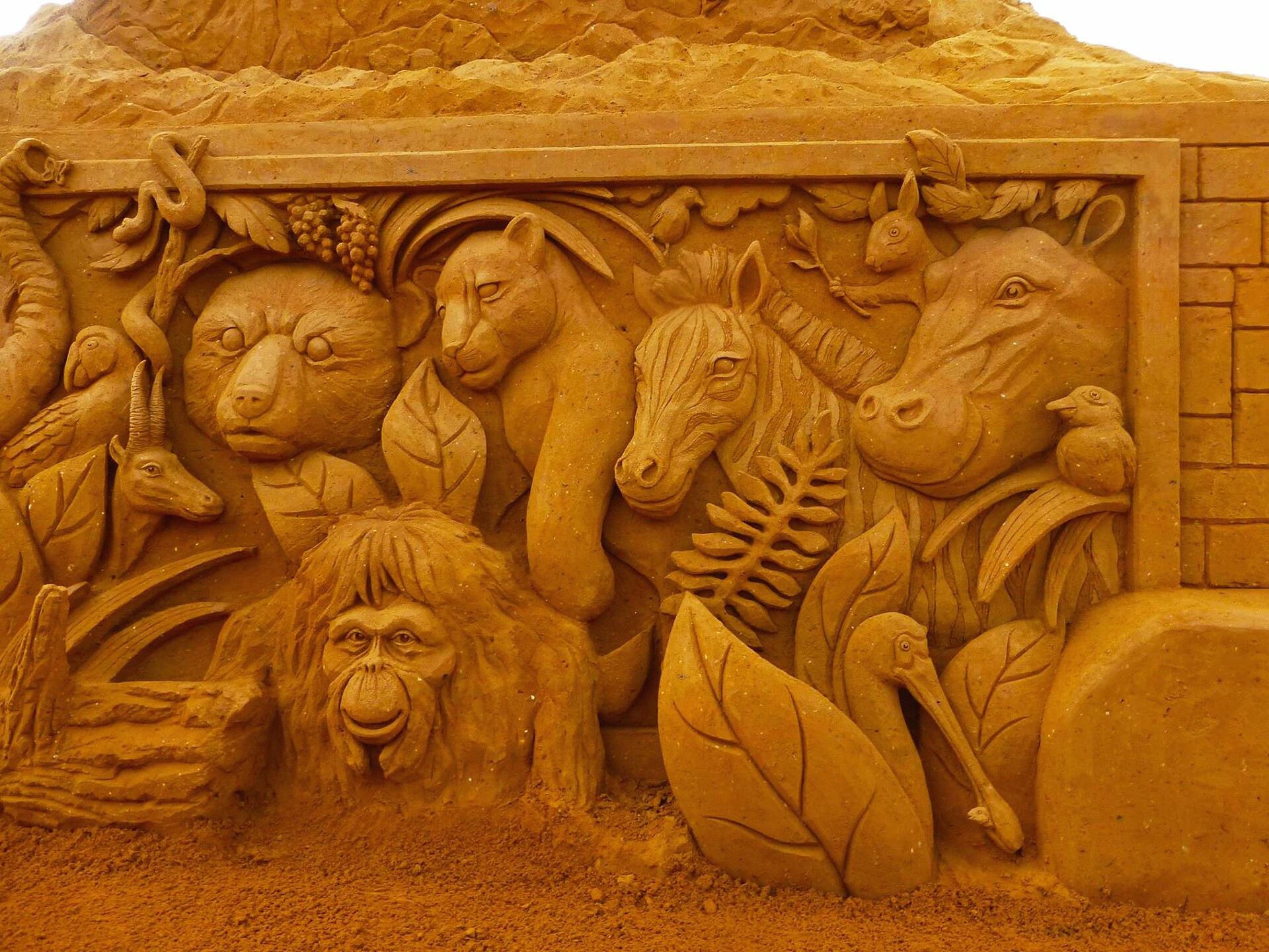 ArtStation - Animals Sand Sculpture