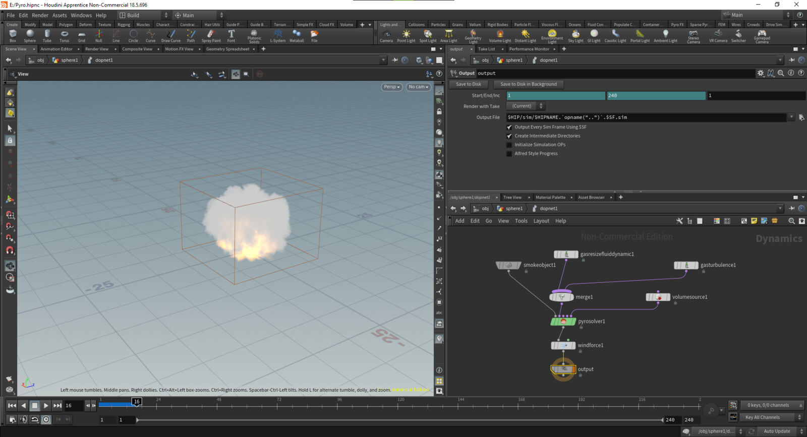 DOP network (simulation)