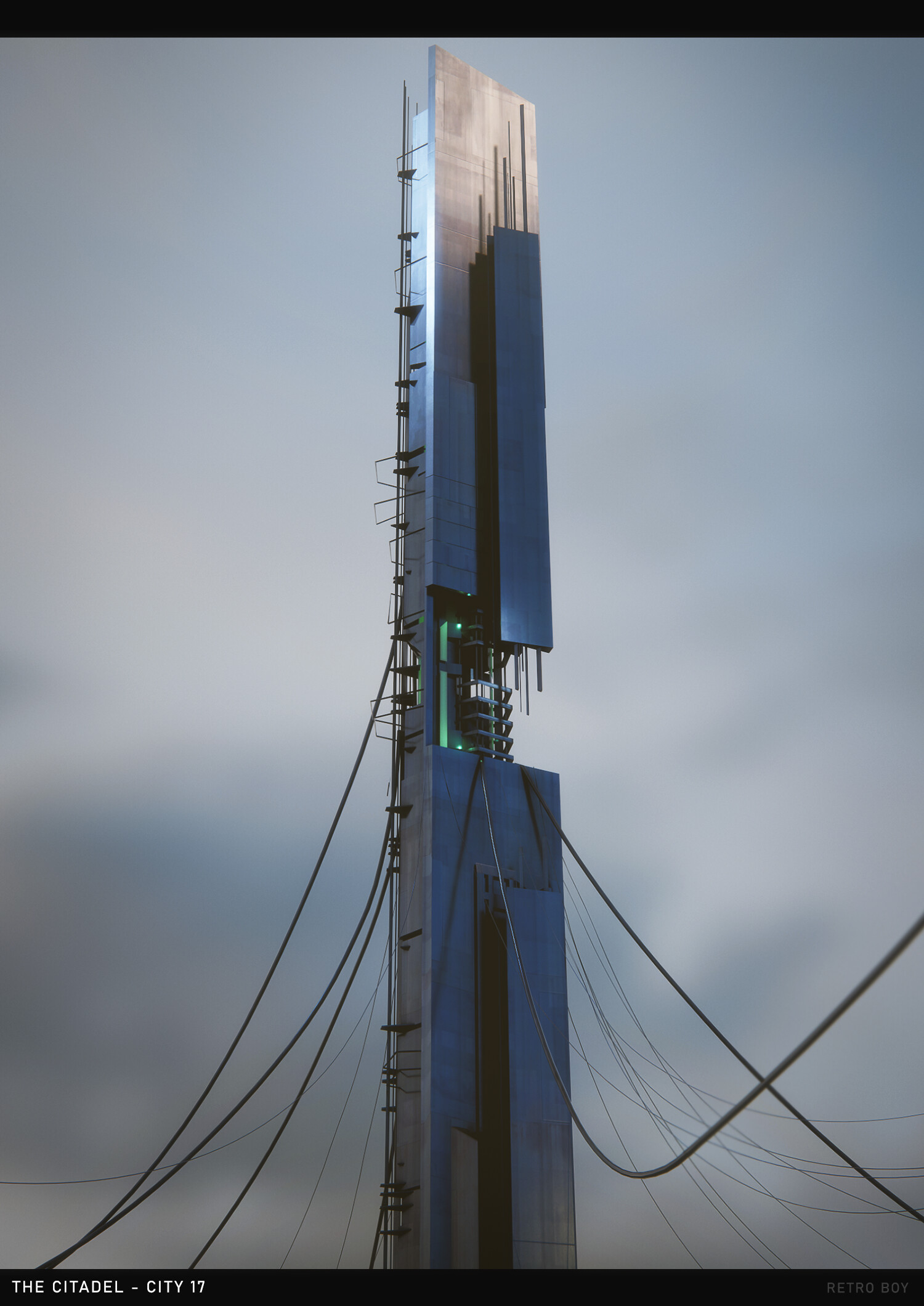 Artstation combine citadel half life 2