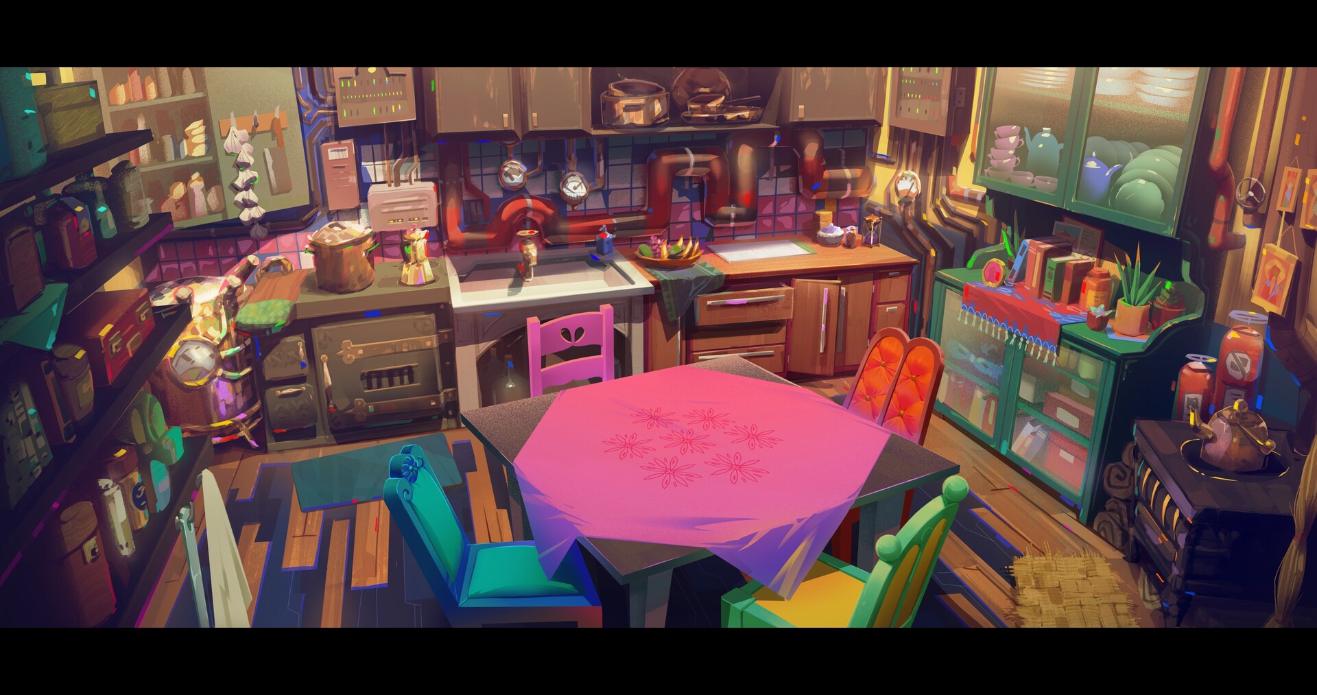 ArtStation - THe Grandma'S Kitchen