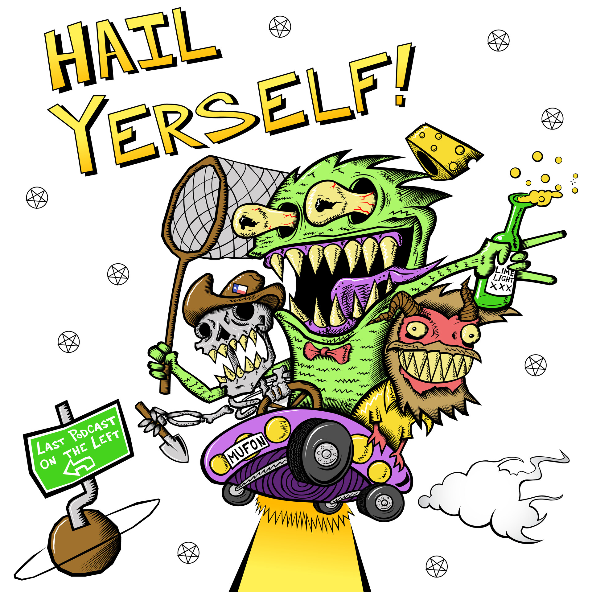 ArtStation - Last Podcast on the Left fanart - Ed Roth Style