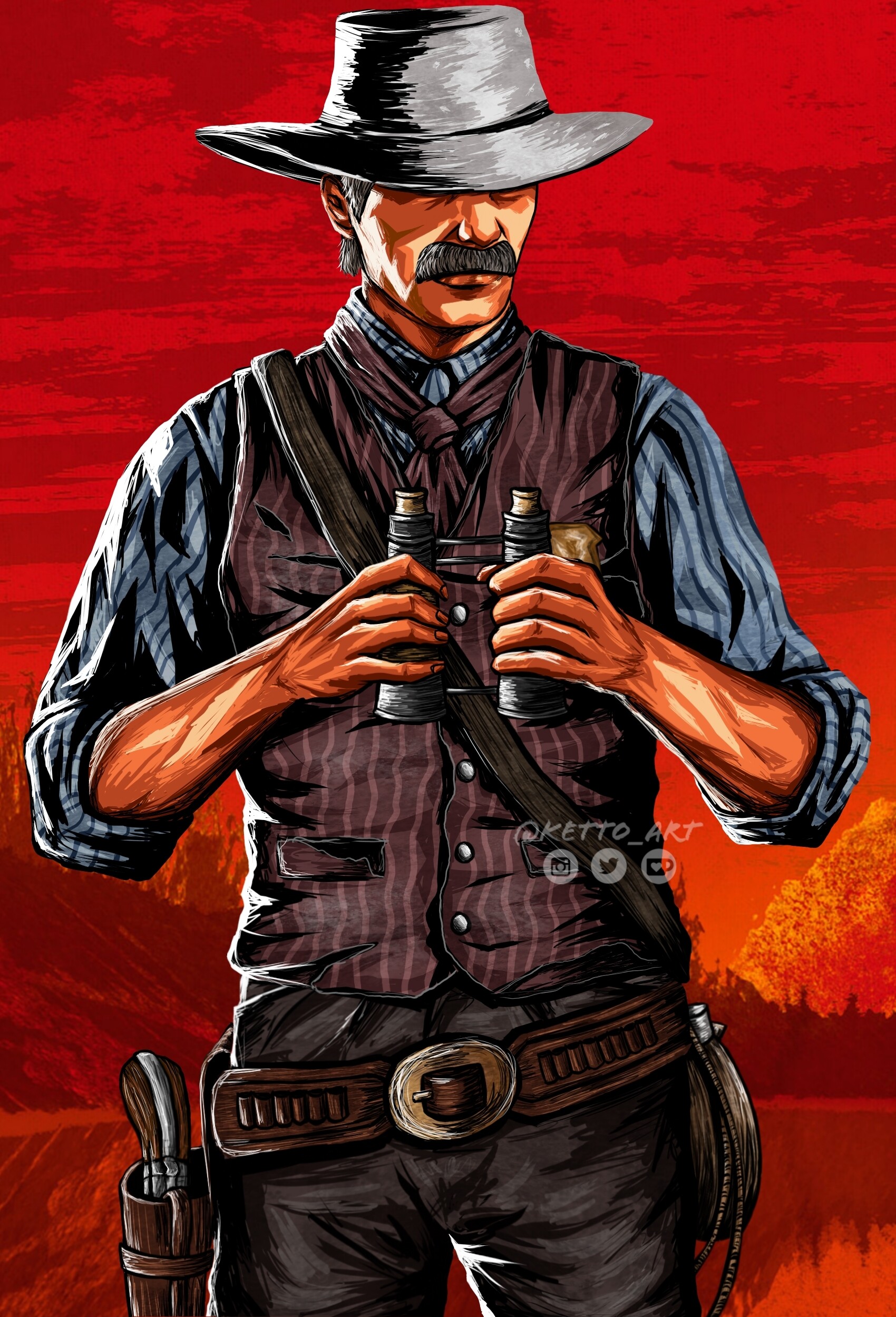 ArtStation Red Dead Redemption Character Commission