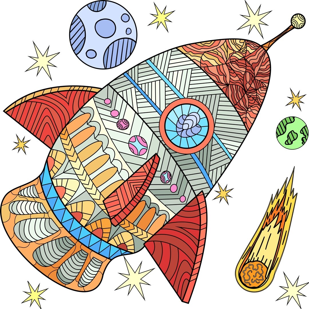 ArtStation - Future Space Rocket