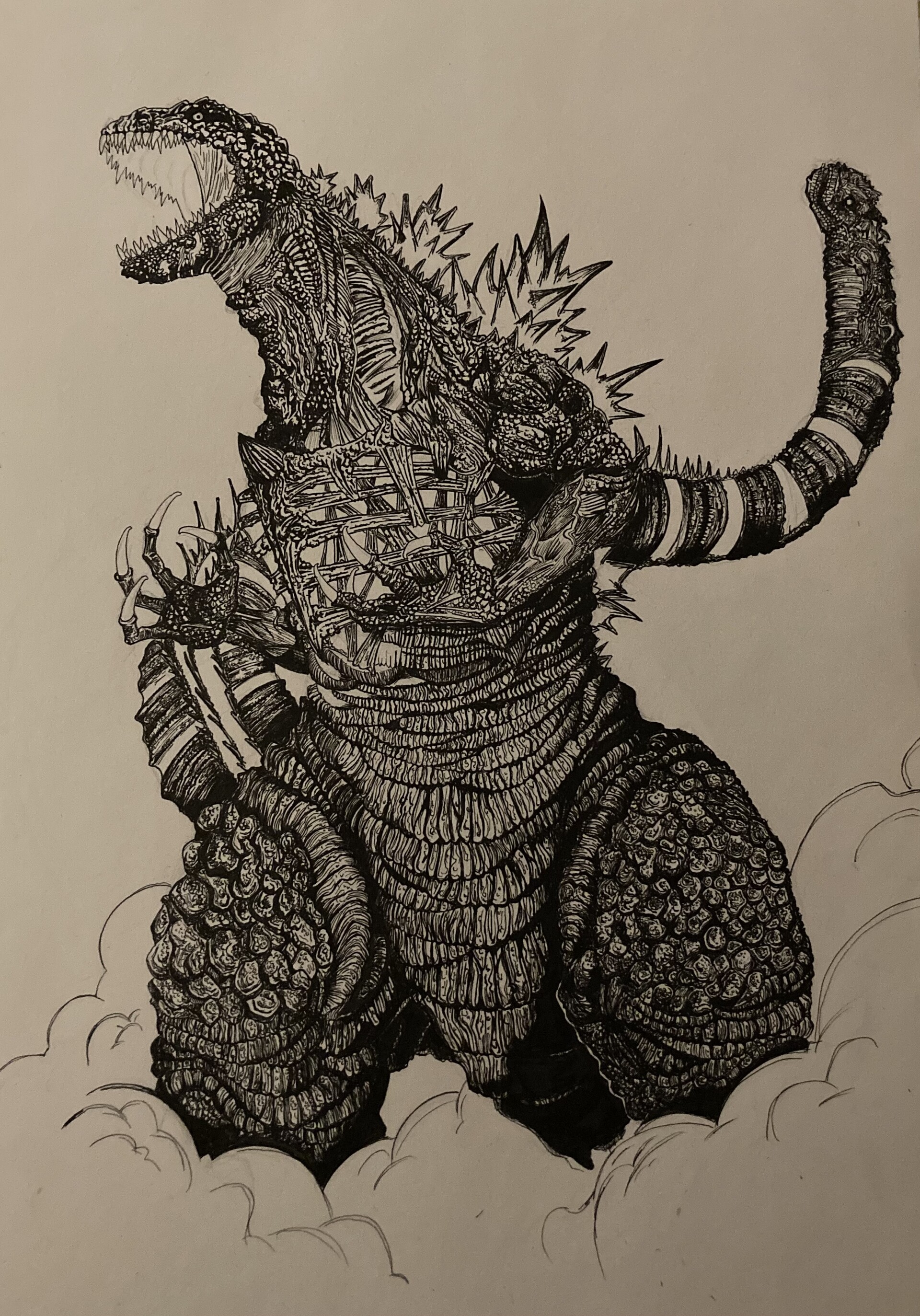 Shin Godzilla Sketches by RageAtelier on DeviantArt