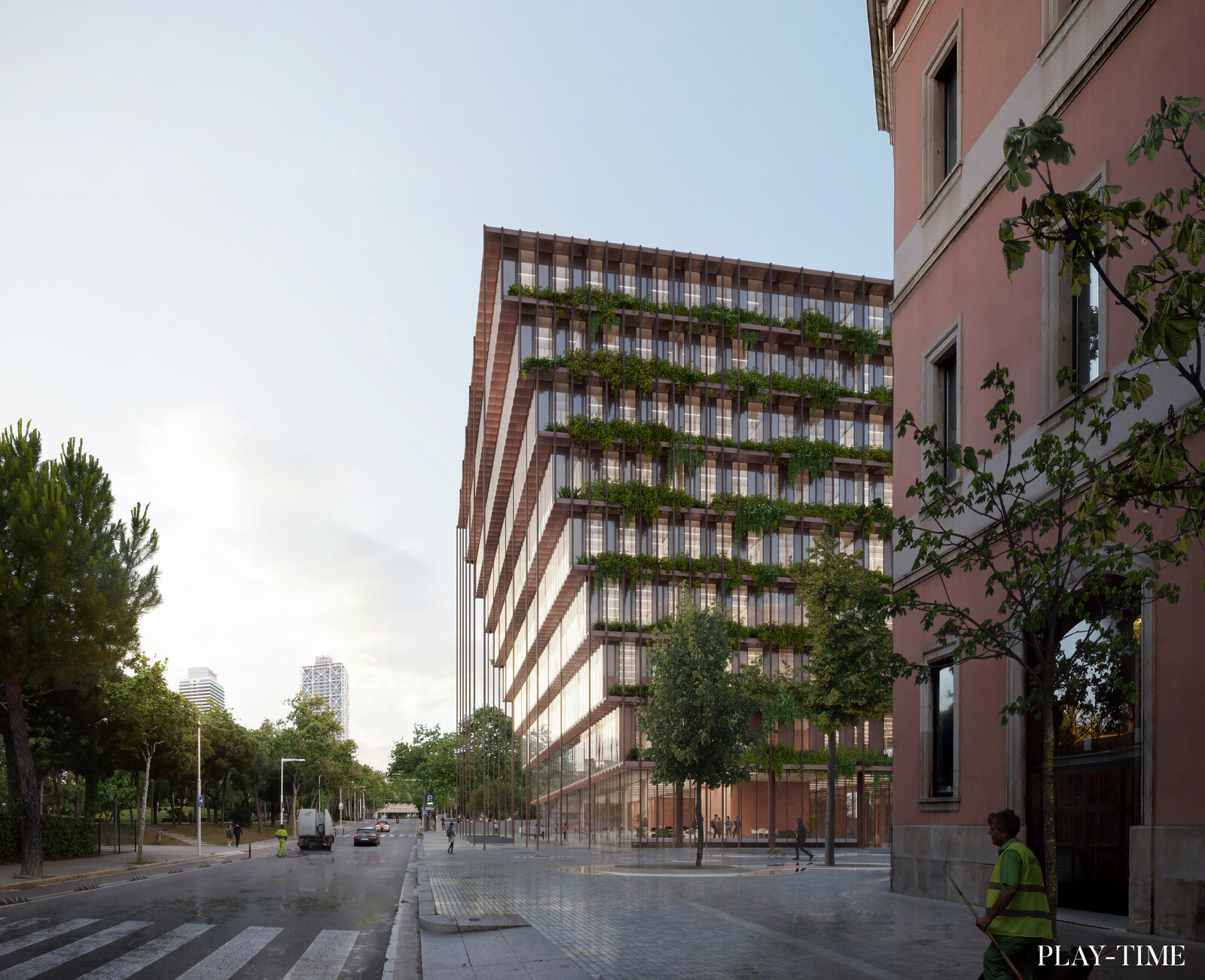 Barcelona Institute of Science and Technology (BIST) designed by BIG Bjarke Ingels Group. Image by PLAY-TIME