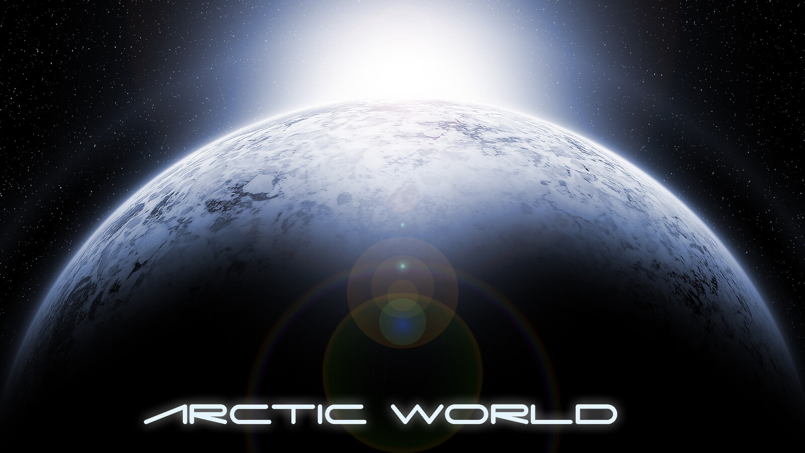 Artic planet concept. I'm still adding to this class project. Here is the opening shot.