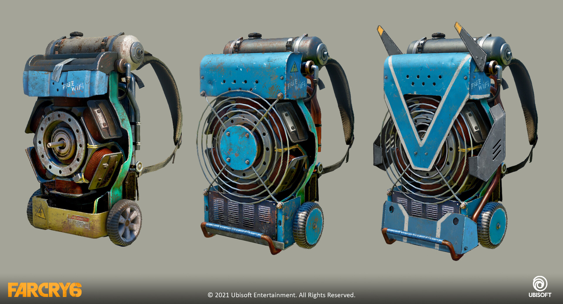 Vitalii Smyk Far Cry 6. Backpacks