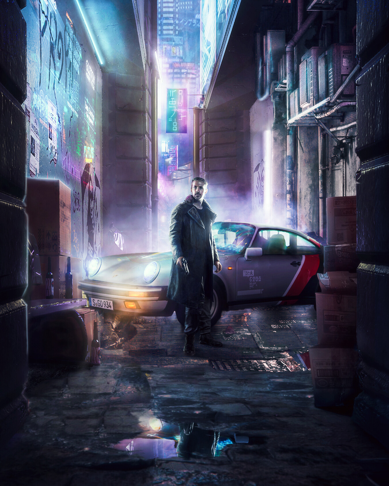 ArtStation - Blade Runner fan art from year