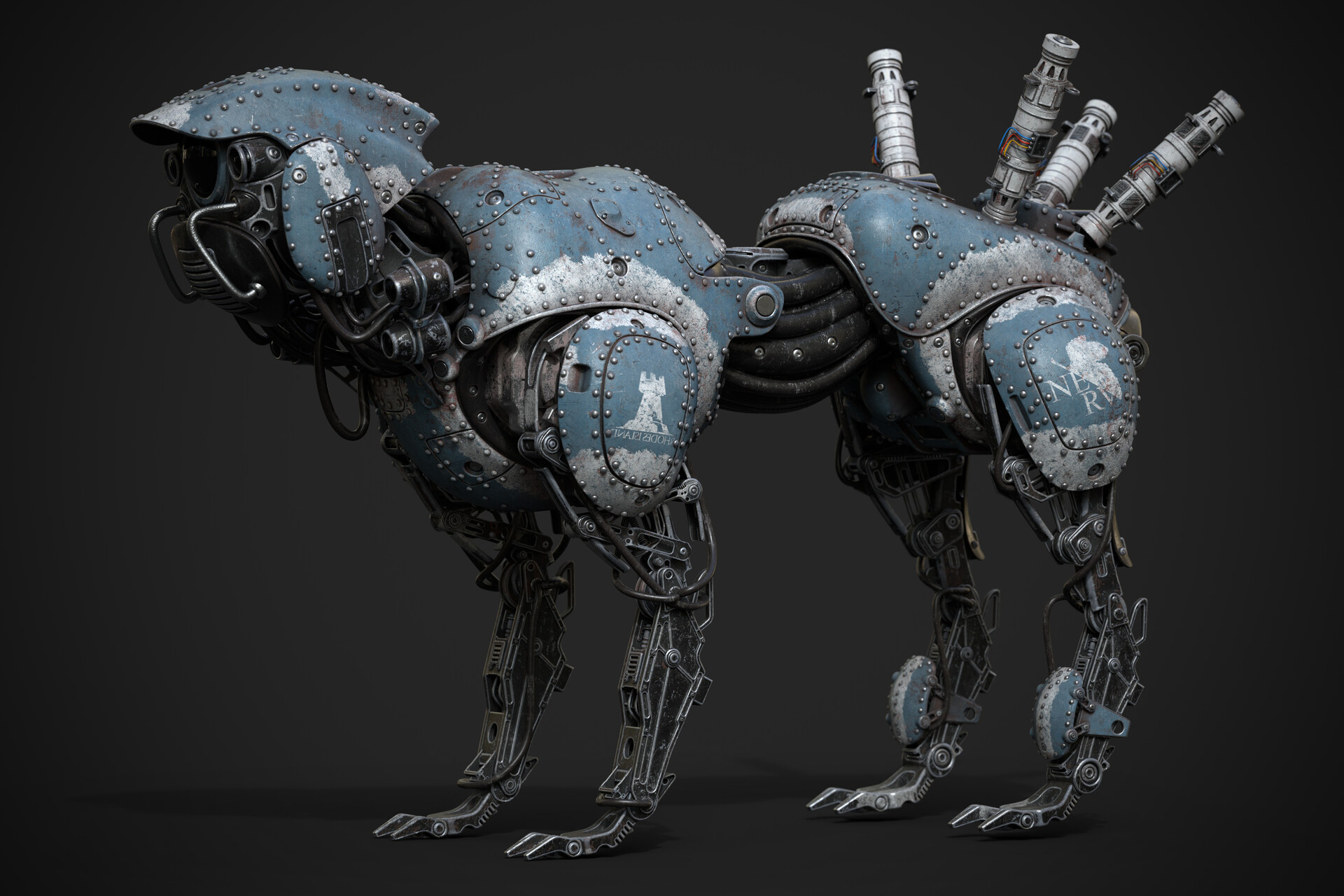 ArtStation Mechanical dog