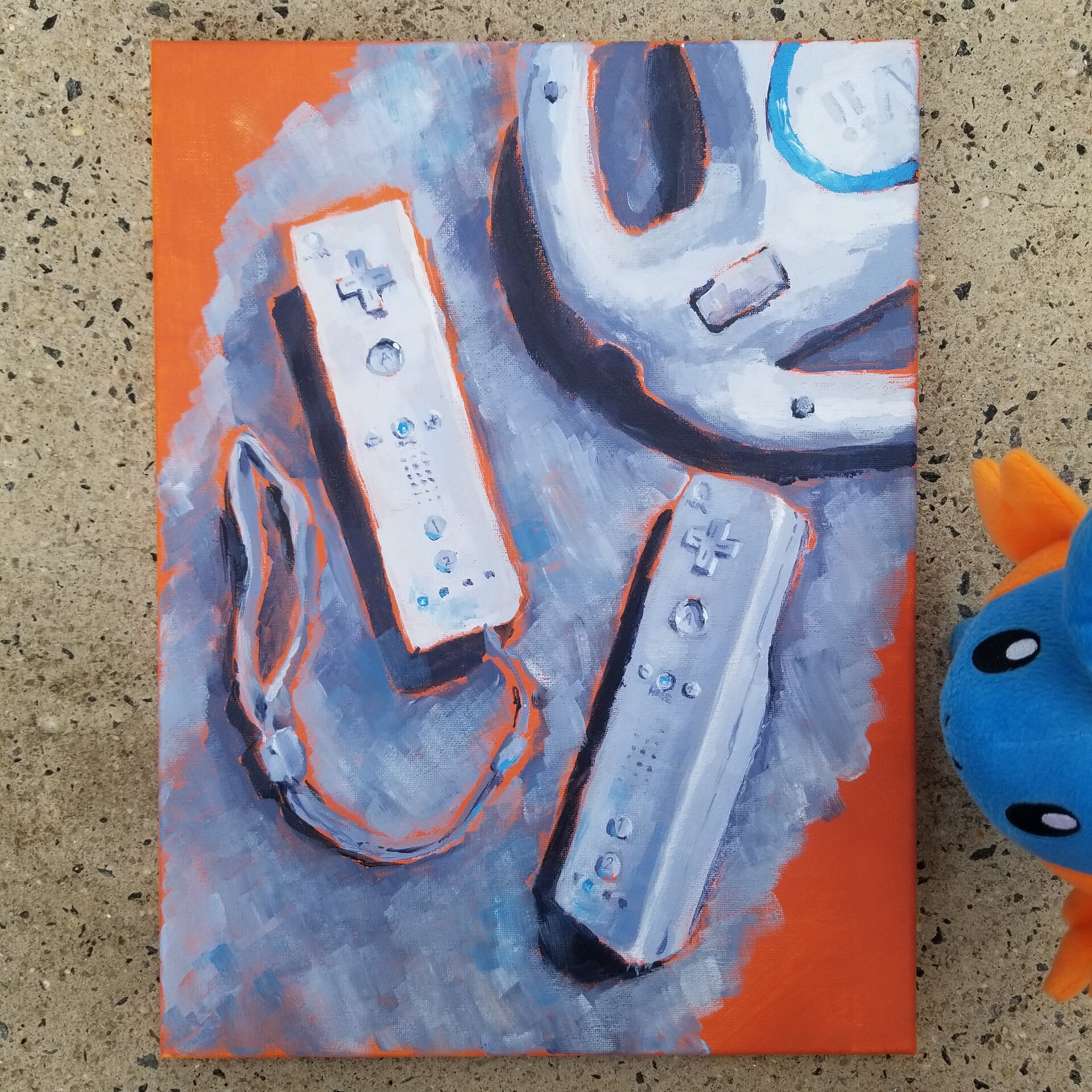 ArtStation Still Life of Wii Controllers