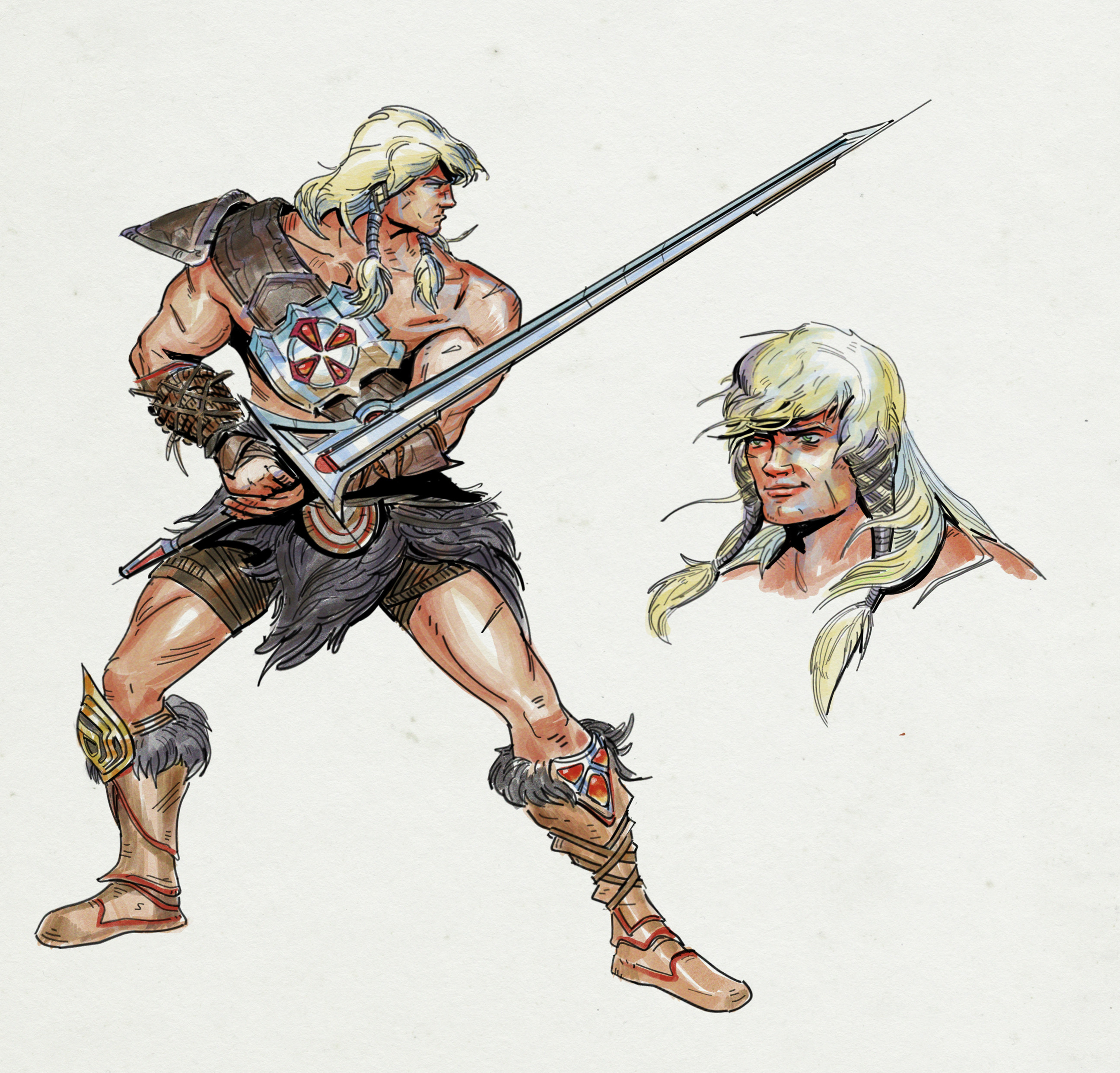 Adam, Barbarian Hero
