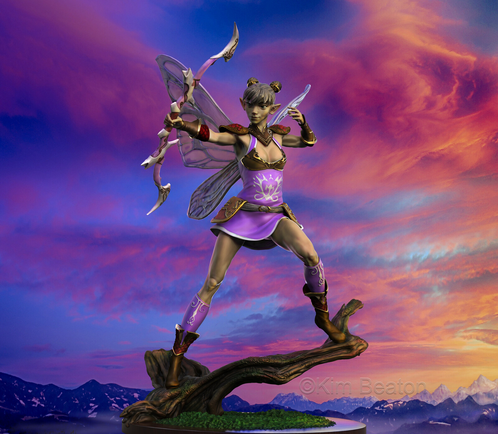 Fairy Archer - Final render composite.