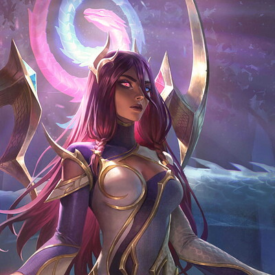 ArtStation - League of Legends Champion Nilah Splash Art