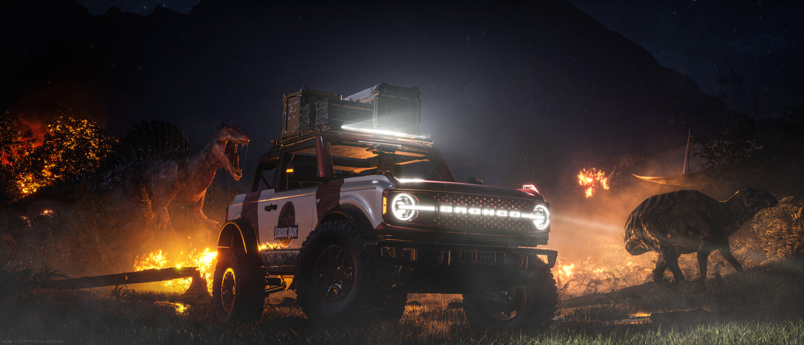 Jurassic Park Bronco - Unreal Engine 5
