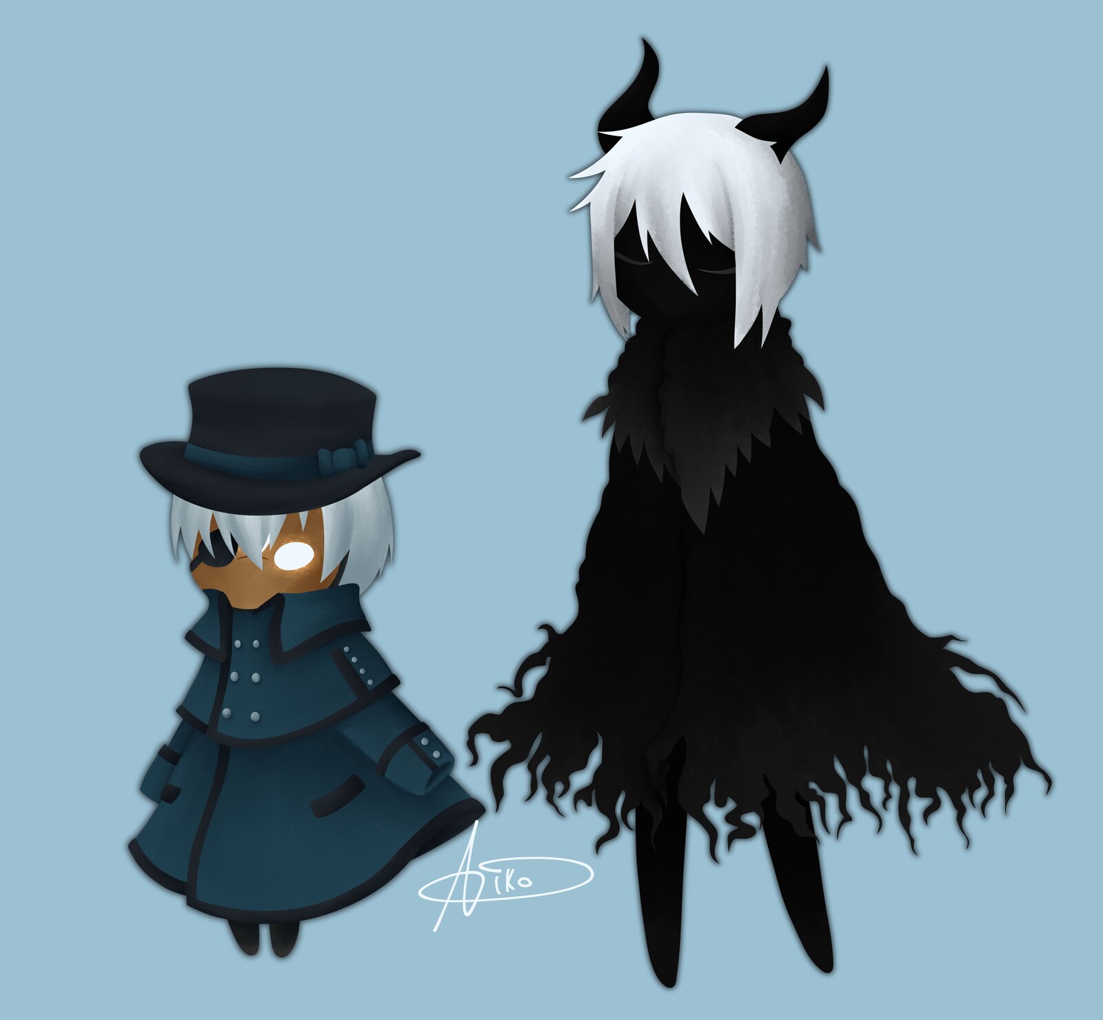 Ciel and Sebastian 
Sky cape concept