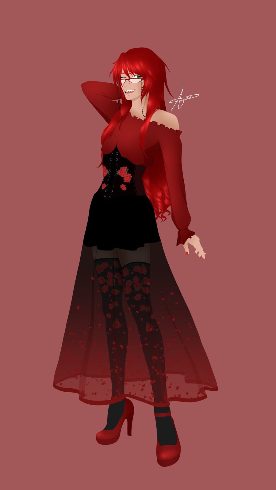 Grell Sutcliff fanart
“New outfit”