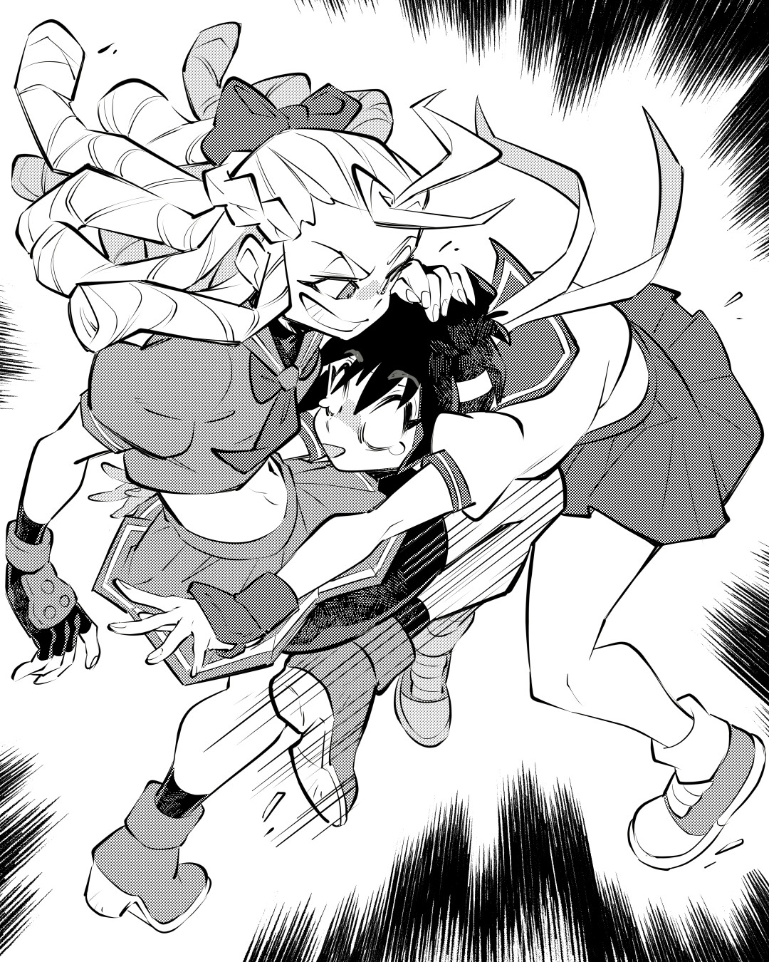 Street Fighter Karin &amp; Sakura.