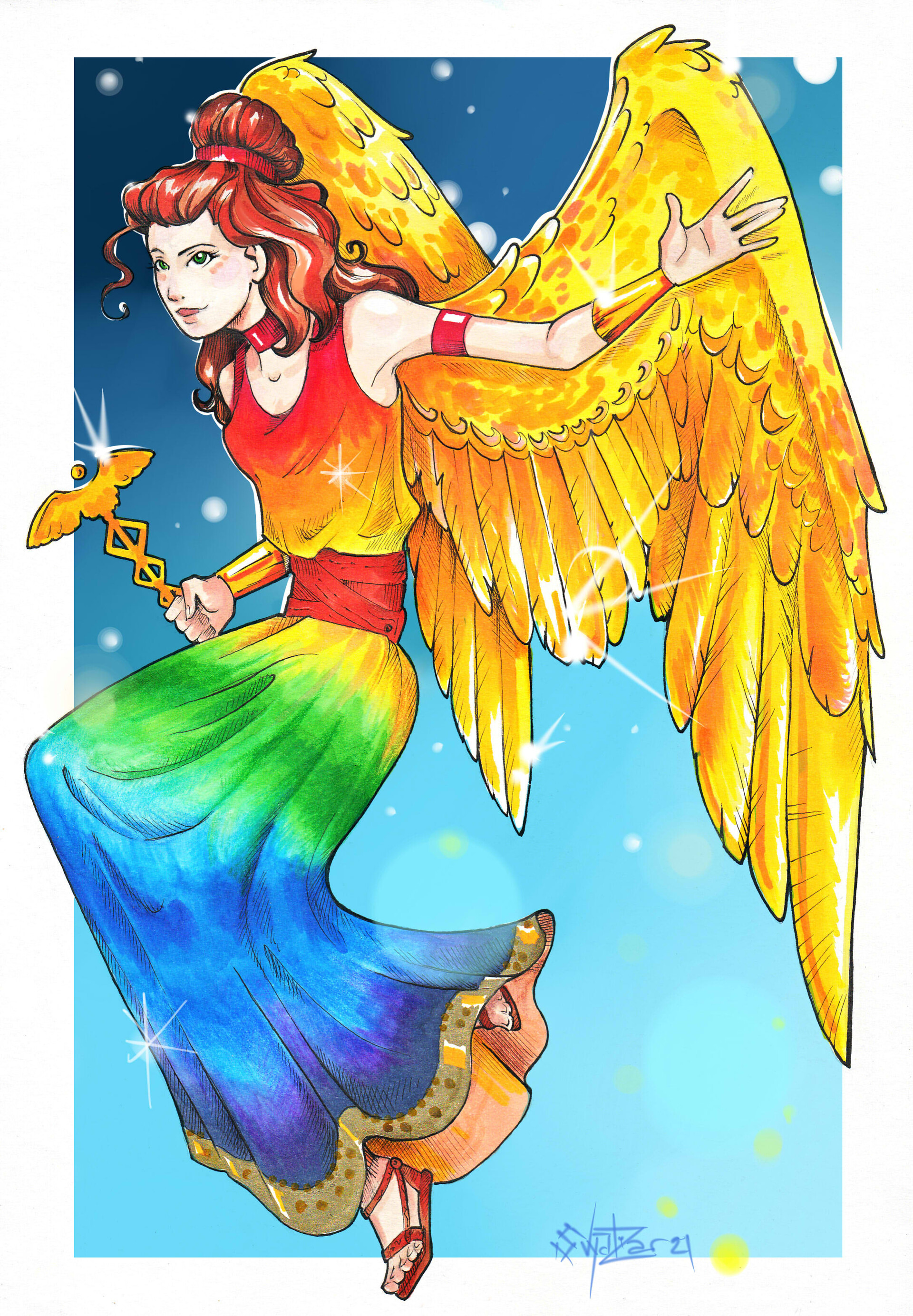 ArtStation - Iris Fanart, image size:1920x2767