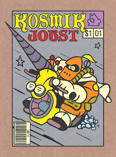 Kosmik Joust animated comic cover