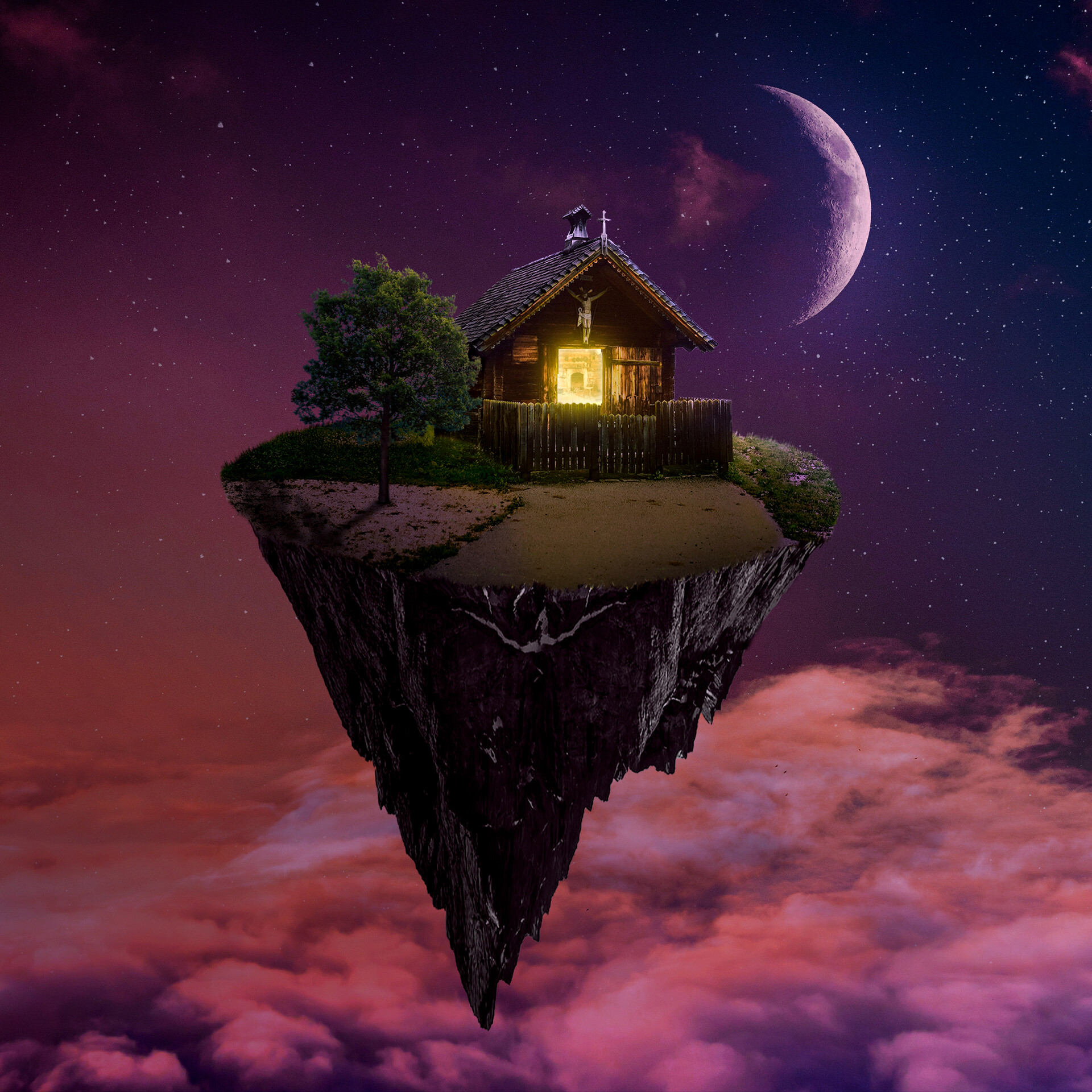 ArtStation Floating island