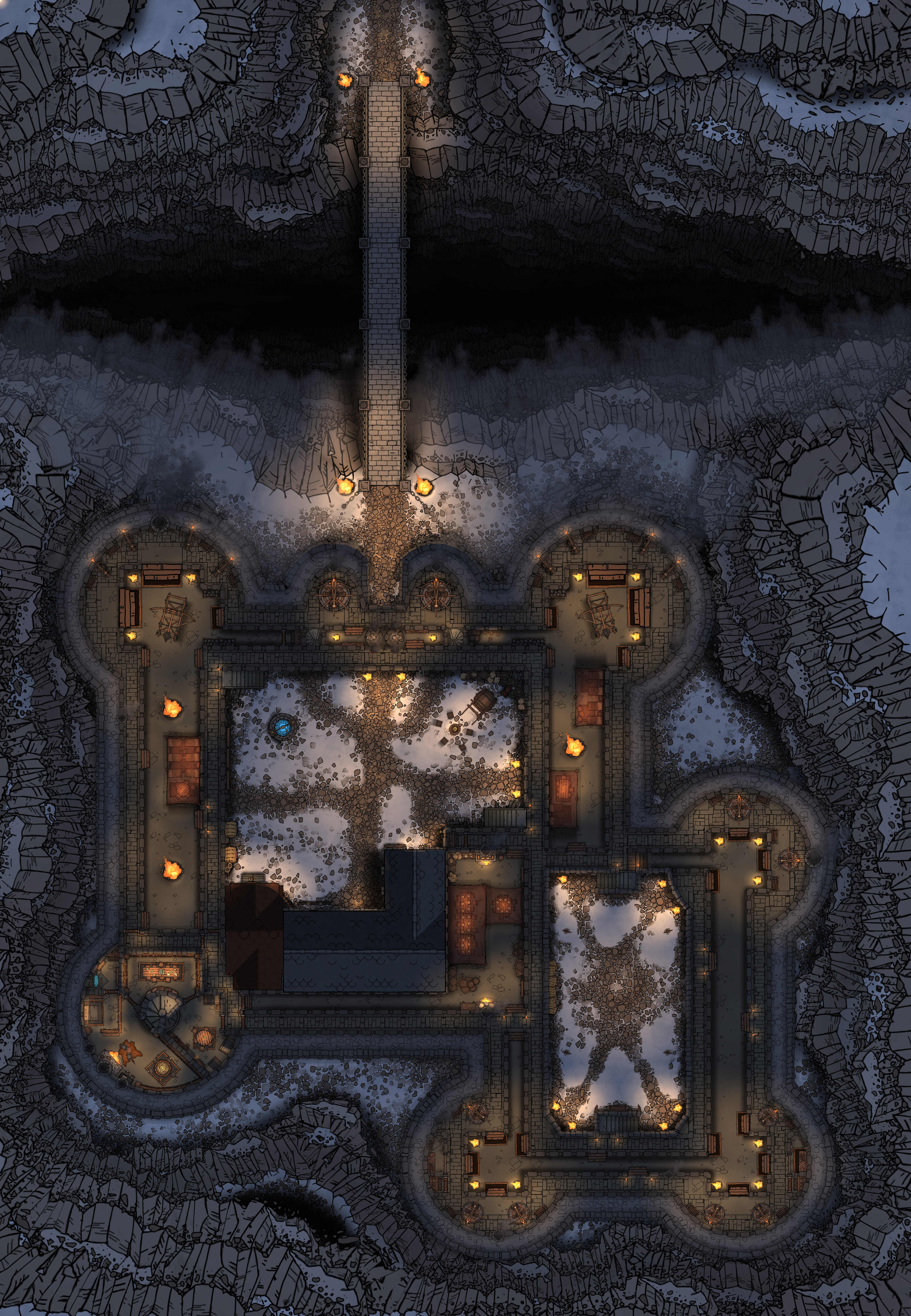 Vampire Castle Ramparts &amp; 2nd Story SW Tower