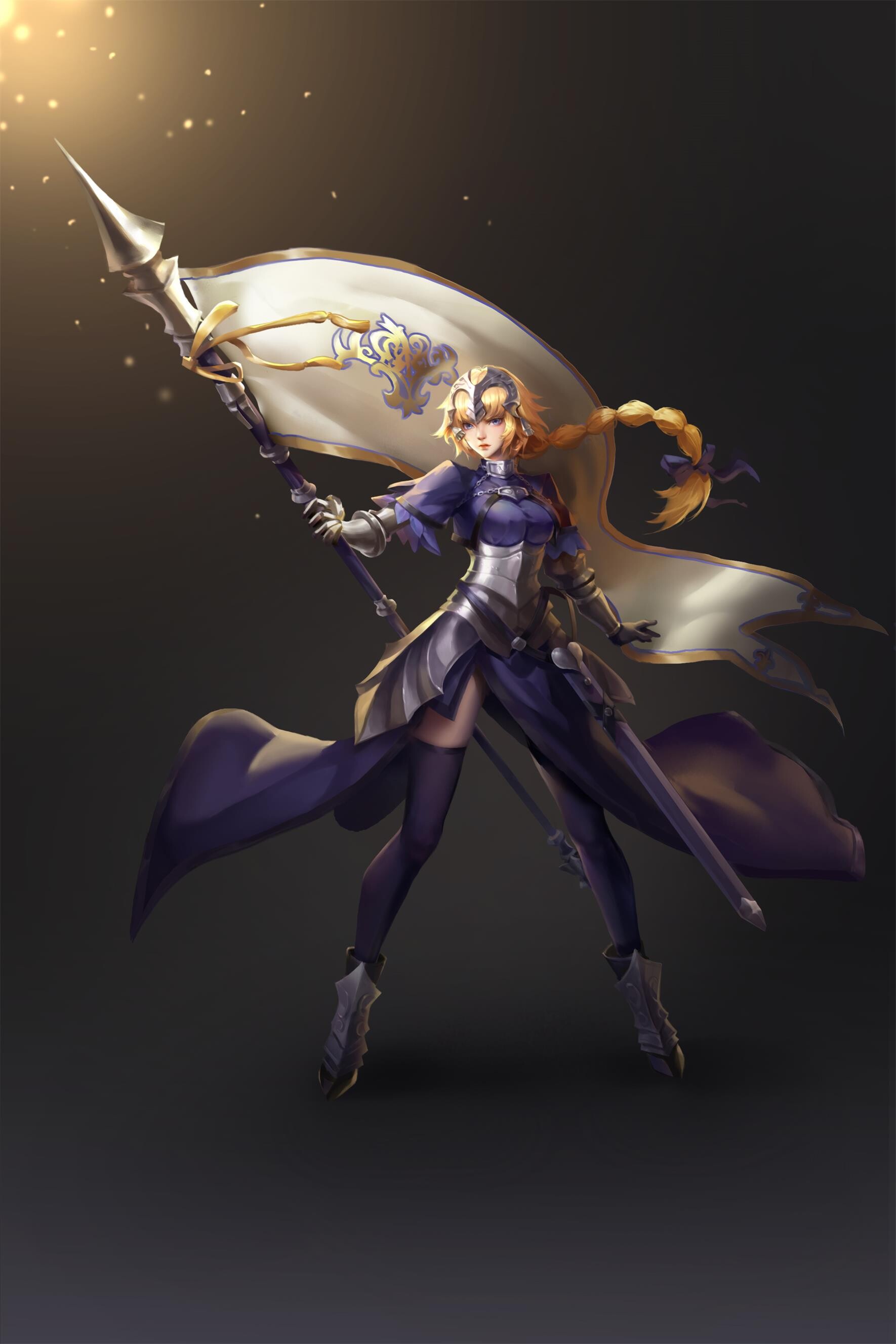 ArtStation - Game fan works- 《Fate/Zero》 Jeanne d'Arc