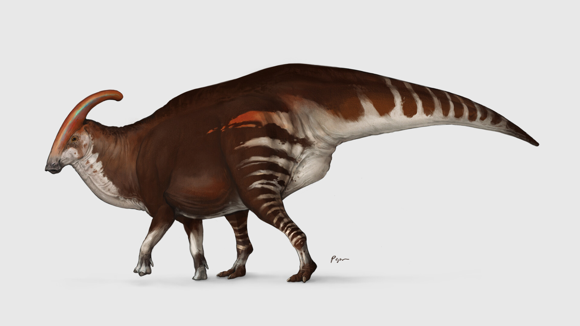 ArtStation Parasaurolophus walkeri