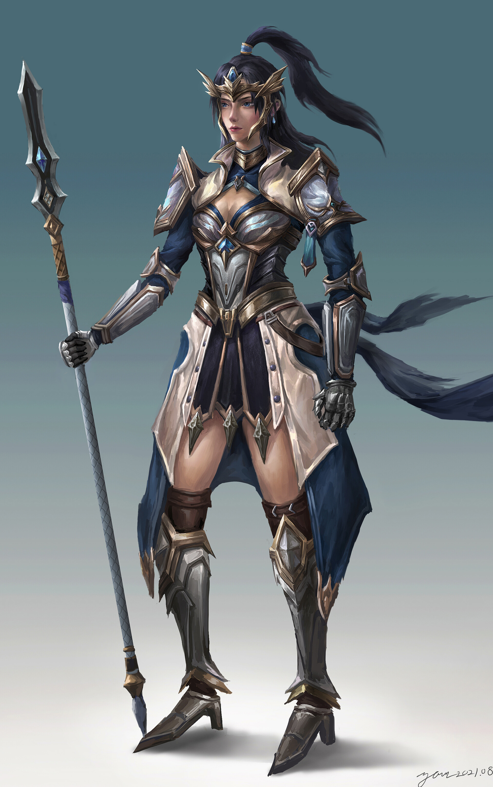 ArtStation Female Knight Practice OC