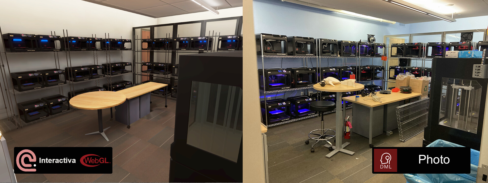 Interactiva Studios 2021 UMass Amherst Digital Media Lab Virtual Tour