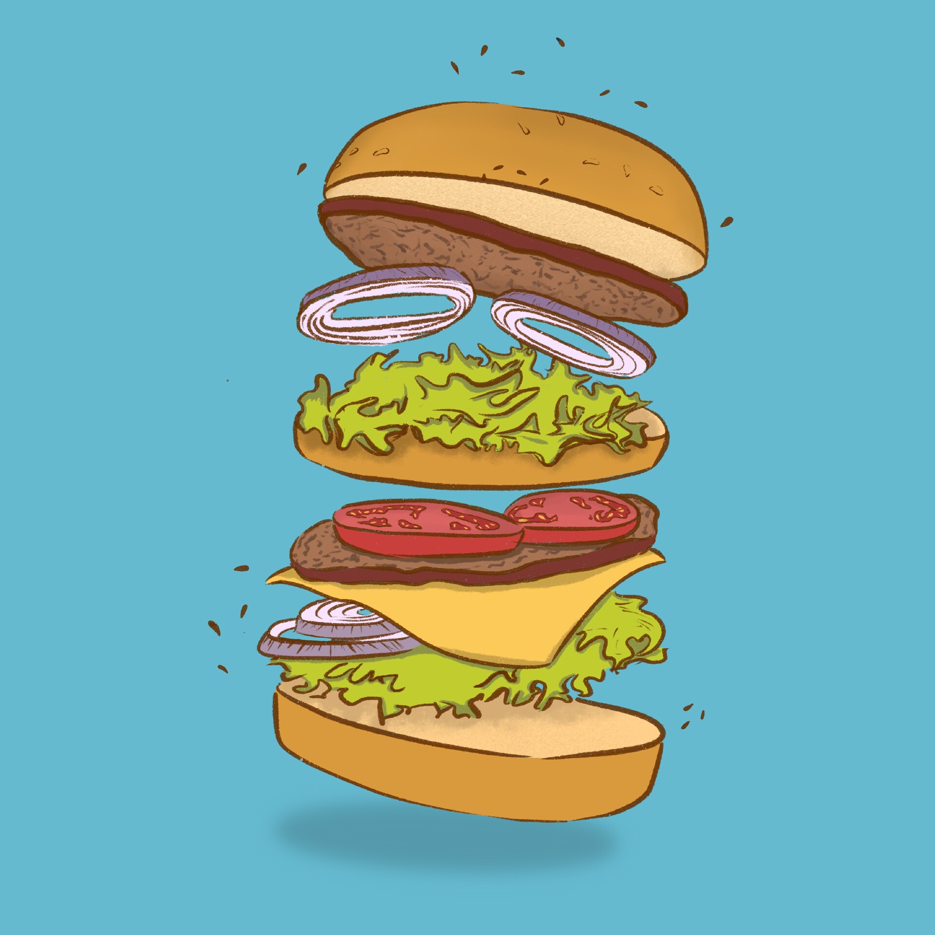 ArtStation Burger o'clock!