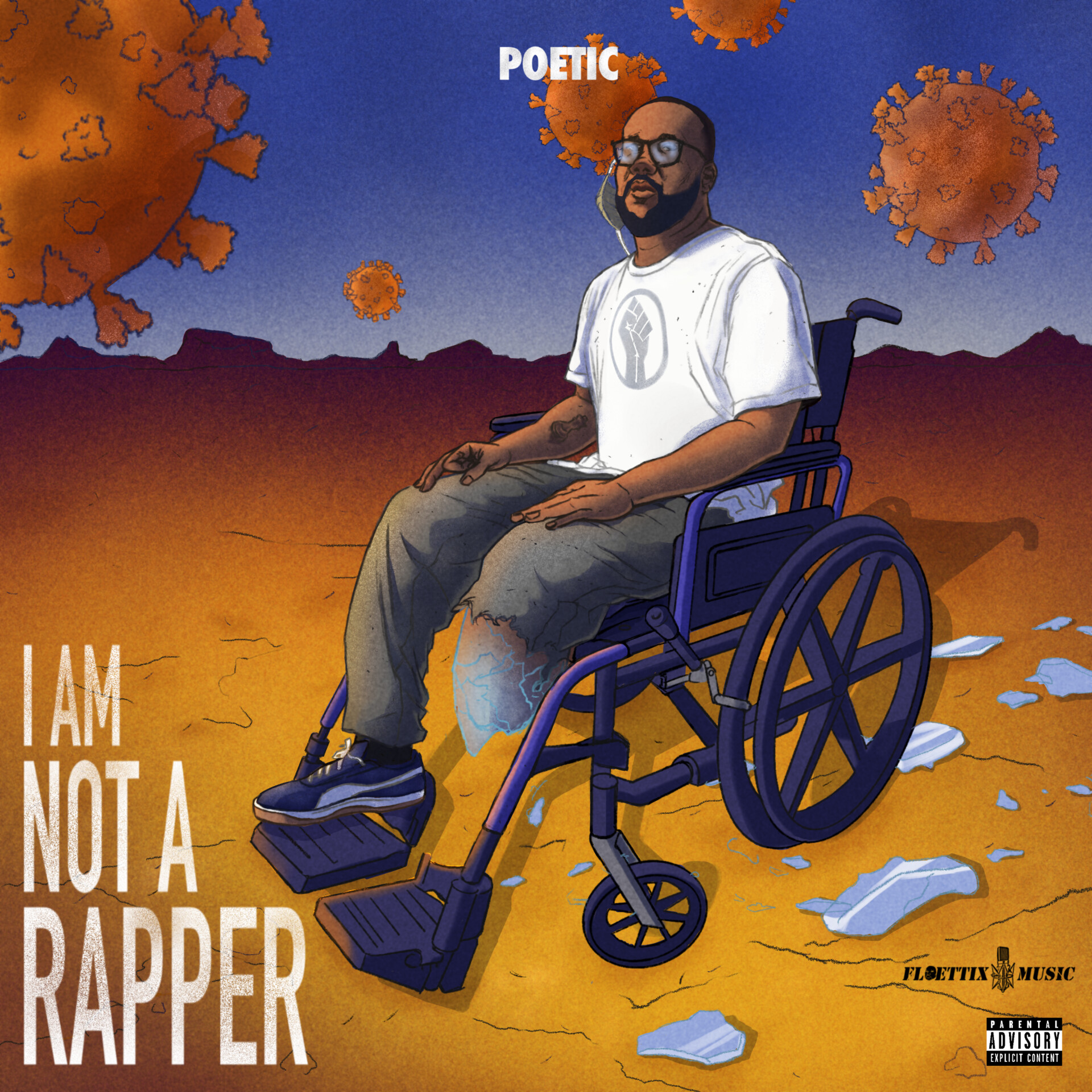 ArtStation - I Am Not A Rapper Album Cover