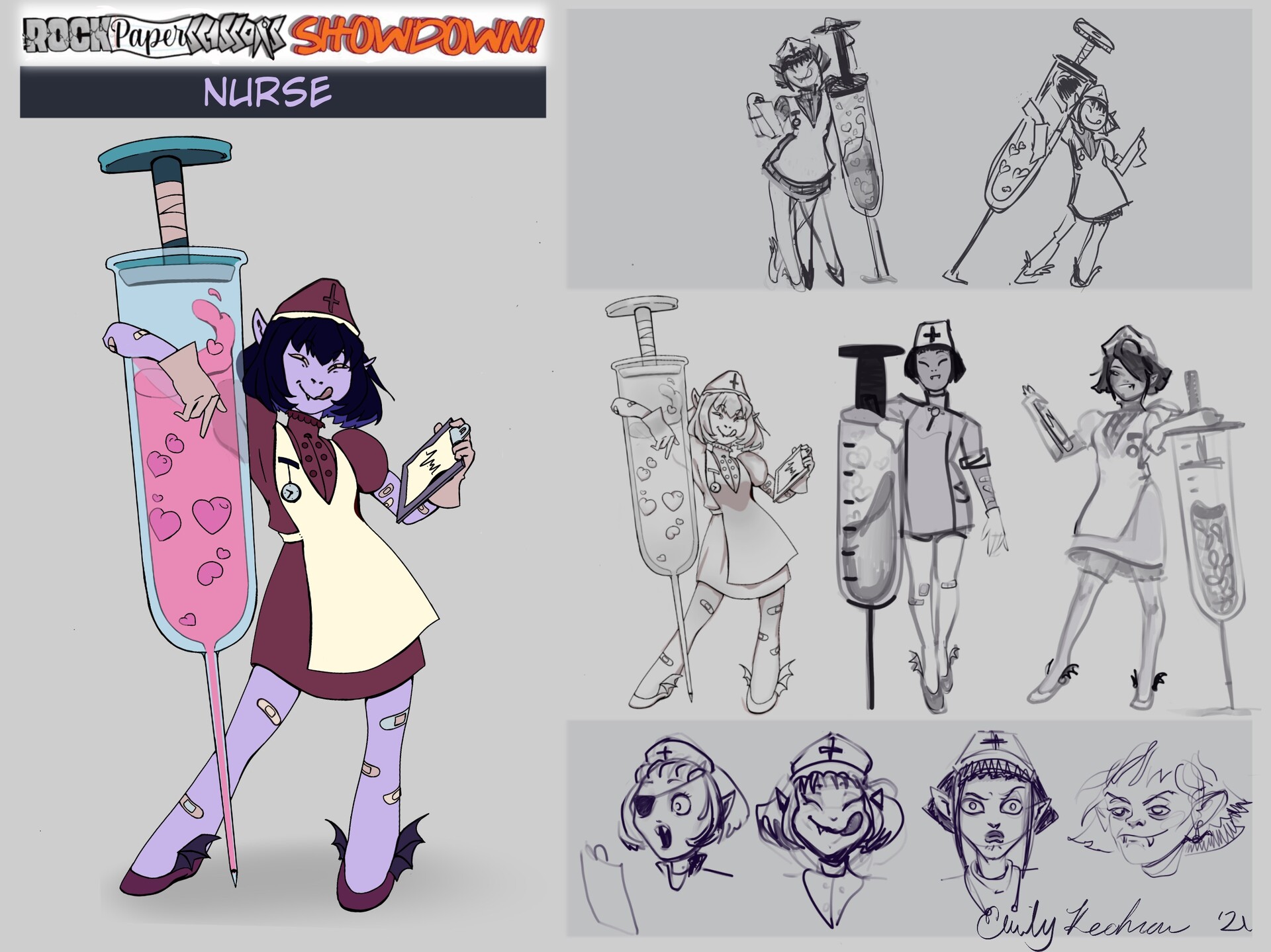 Artstation Character Sheet Concept Art Lights Crystal