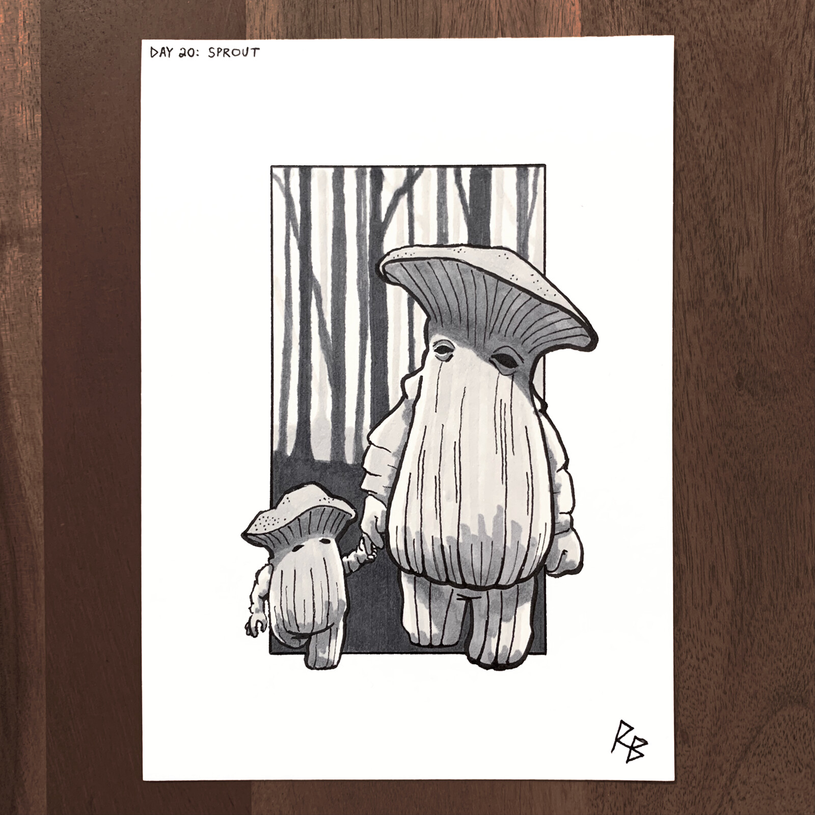 (Inktober Day 20: Sprout) lil' sprout (':
