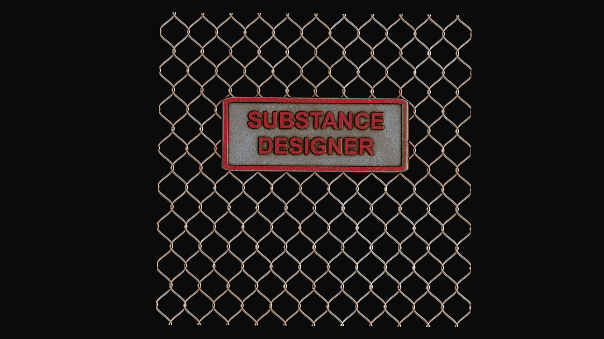ArtStation - Procedural Wire Netting Material (%100 Substance Designer)
