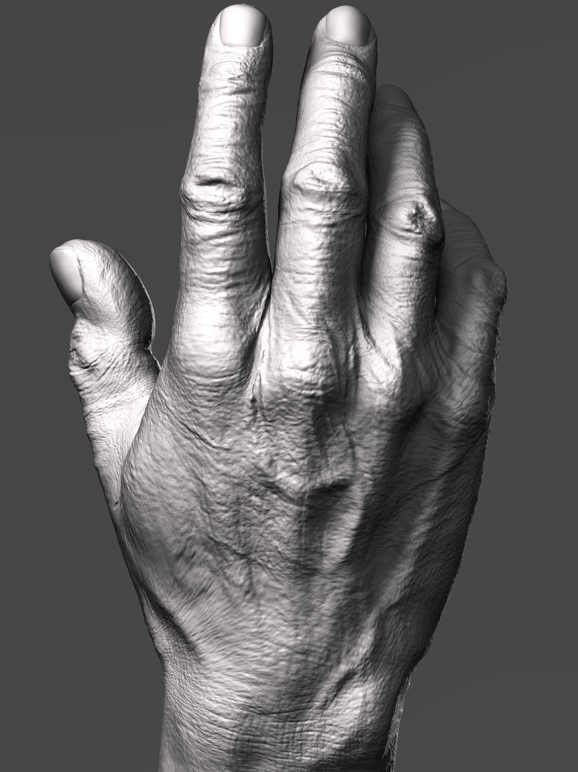 ArtStation - old man's hand