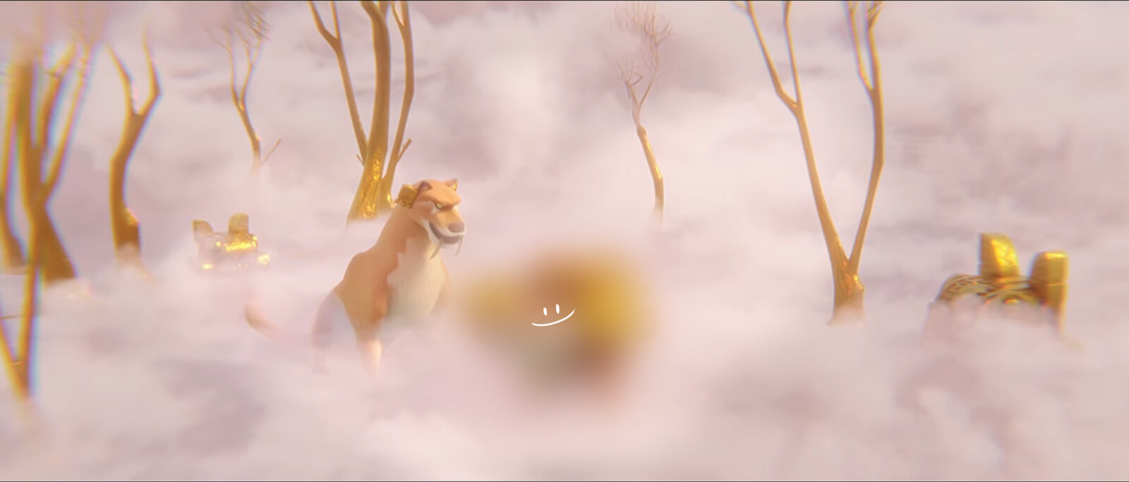 I was responsible for creating the clouds and trees shaders / scattering, and the animal texture paint variation.